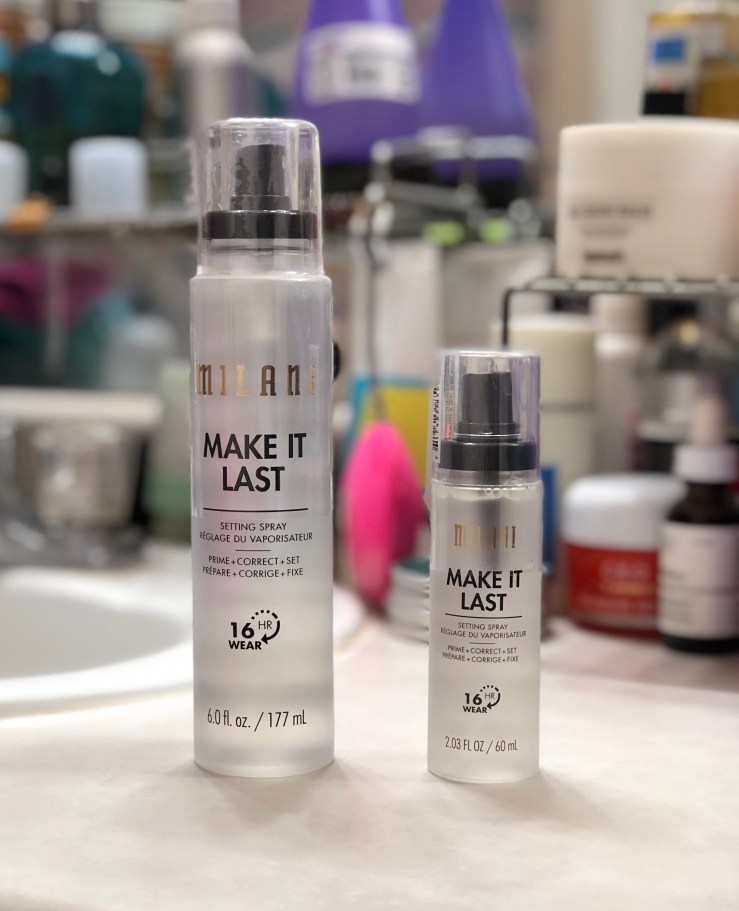 Milani, Milani Cosmetics, setting spray, Make It Last, fixing spray, Milani Make It Last, makeup, beauty, big setting spray